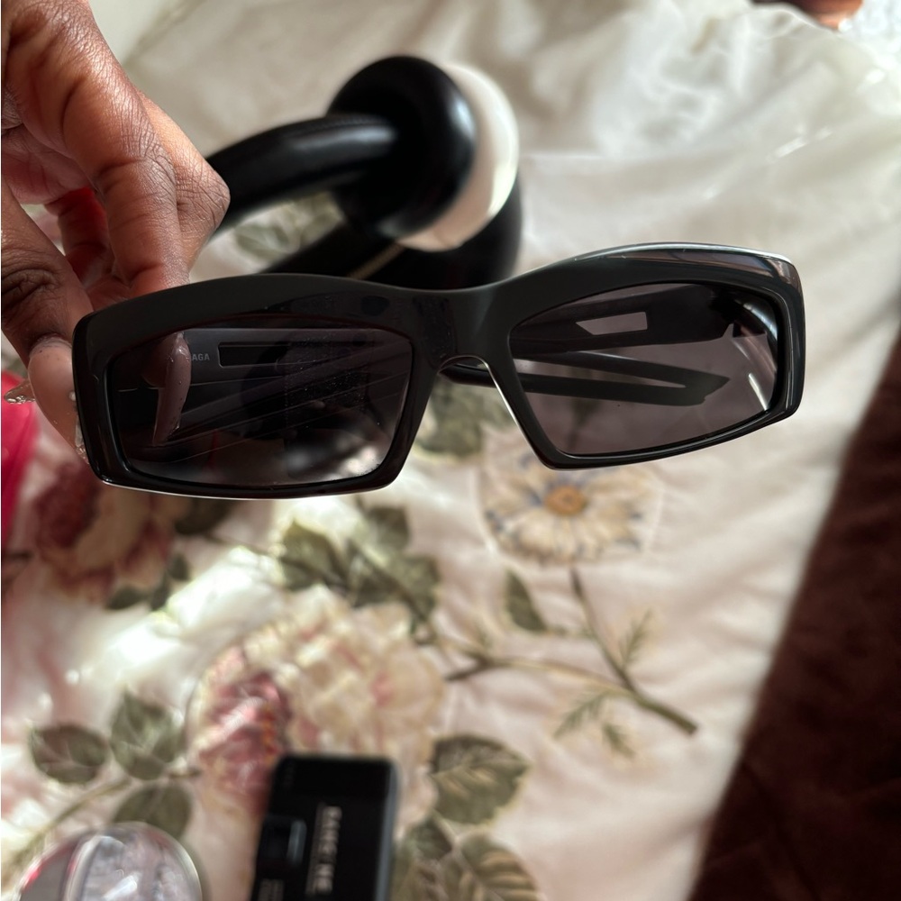 Balenciaga BB0026S-002 Grey Sunglasses
